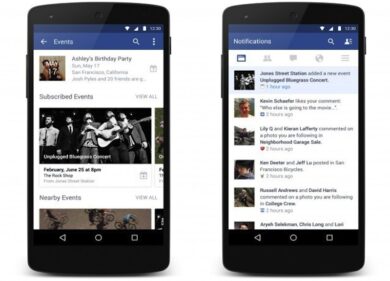 Facebook cambia gli eventi: una notifica per quelli vicini a te