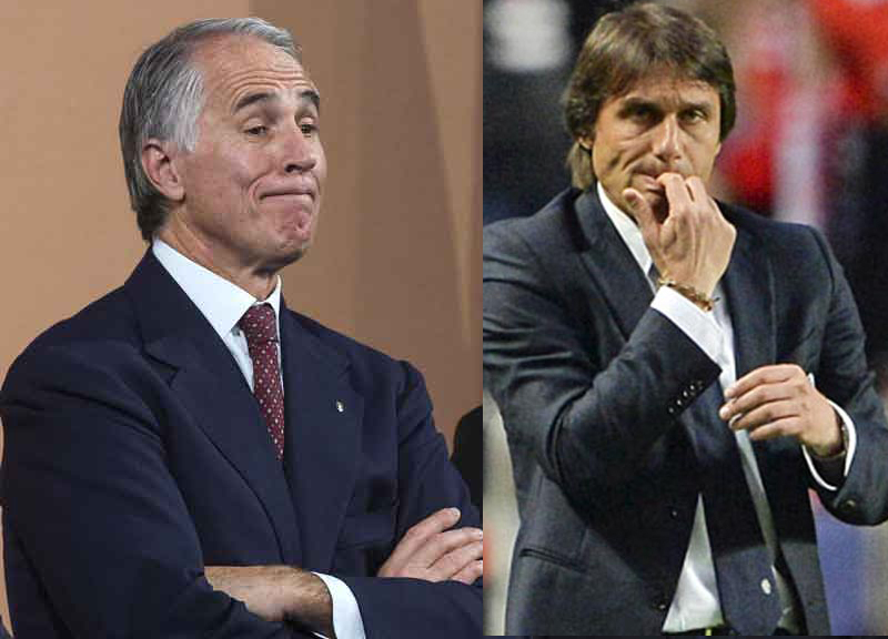 Nazionale, Conte al Milan? Malagò alza il cartellino rosso