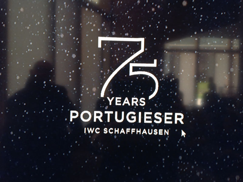 IWC celebra i 75 anni di Portugieser con chef Berton
