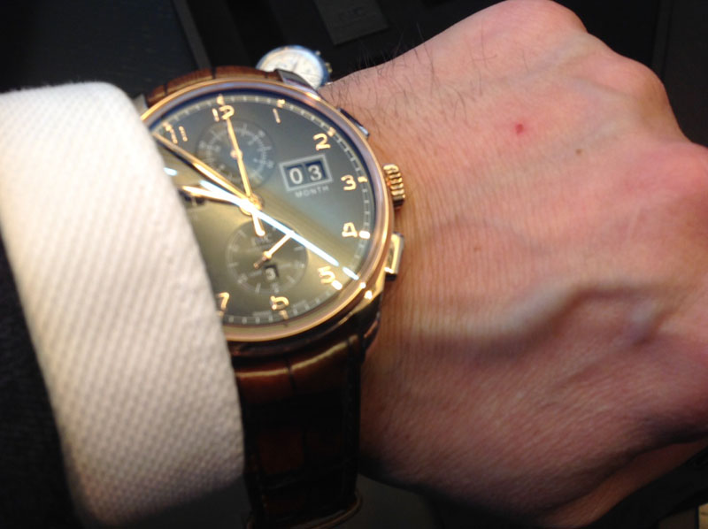IWC celebra i 75 anni di Portugieser con chef Berton