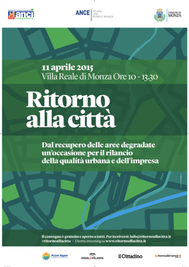 Ritorno alla città. Il convegno alla Villa Reale di Monza