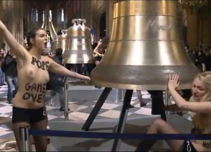 Femen: “Tutte le religioni sono contro le donne. Italiane, unitevi a noi” Femen: “Tutte le religioni sono contro le donne. Italiane, unitevi a noi”