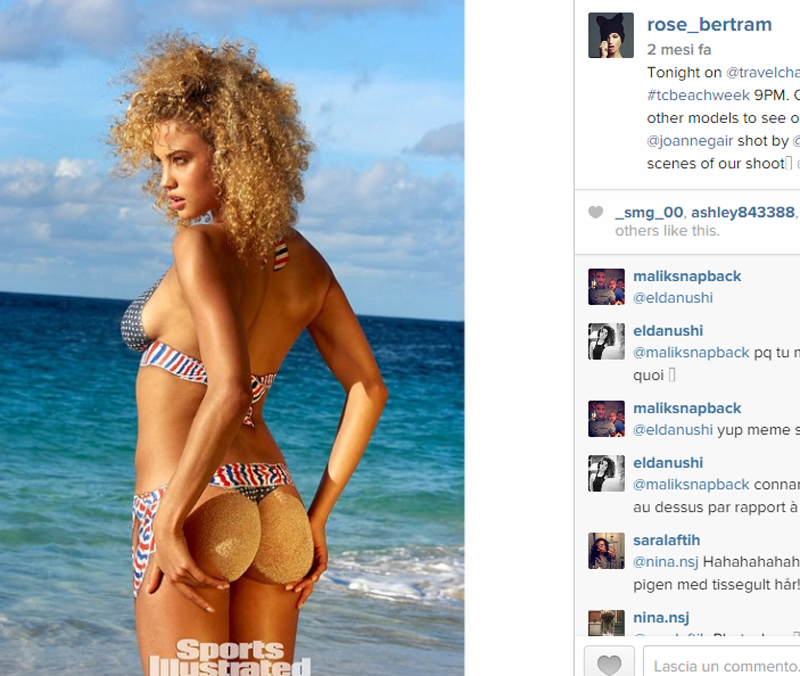 Rose Bertram scalda l’estate con i costumi di Sport Illustrated