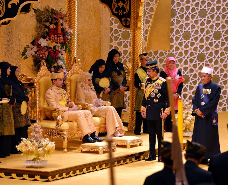 Brunei, le nozze maestose del figlio del sultano
