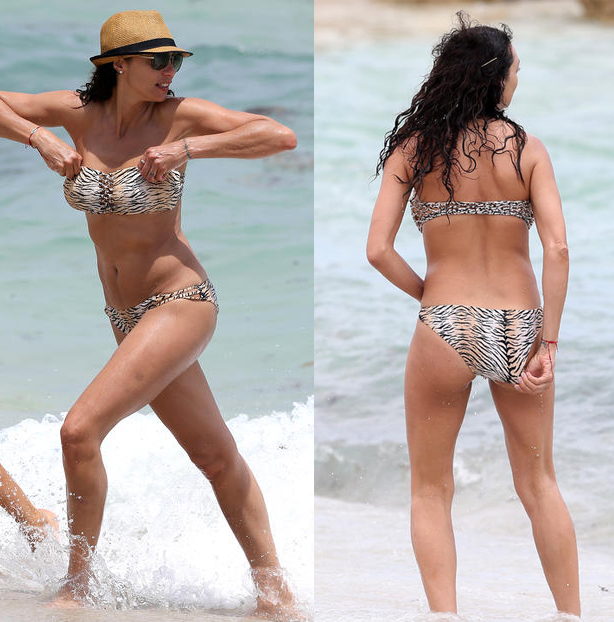Lilly Becker travolta dalle onde di Miami. Il bikini e lo slip.. Foto Lilly Becker travolta dalle onde di Miami. Il bikini e lo slip.. Foto