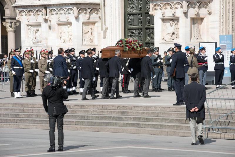 Strage in Tribunale, le esequie di Stato al Duomo di Milano