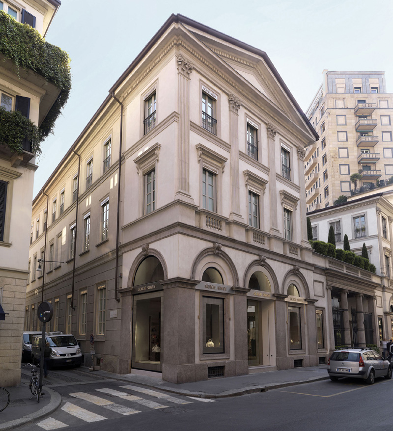 Armani, 40 anni di moda e nuova boutique in Montenapoleone Armani, 40 anni di moda e nuova boutique in Montenapoleone