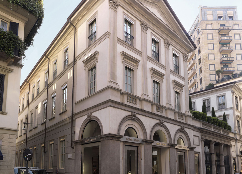 Armani, 40 anni di moda e nuova boutique in Montenapoleone Armani, 40 anni di moda e nuova boutique in Montenapoleone