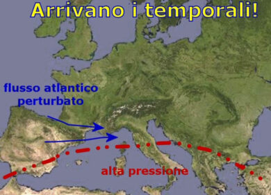 Previsioni meteo/ Grandine e nubifragi nel weekend. La mappa
