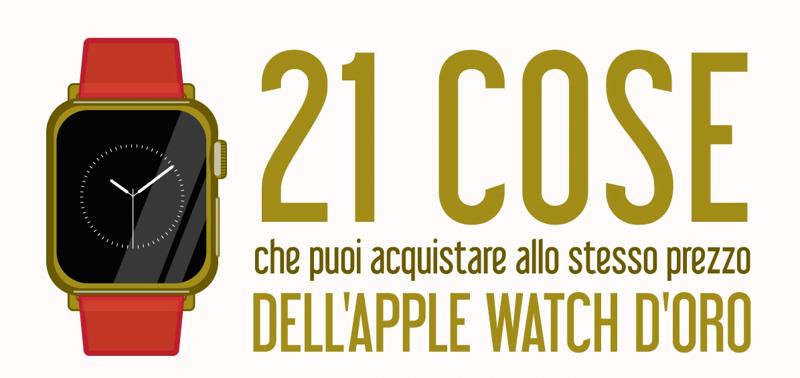 Apple Watch? No, grazie. 21 oggetti che puoi acquistare allo stesso prezzo Apple Watch? No, grazie. 21 oggetti che puoi acquistare allo stesso prezzo