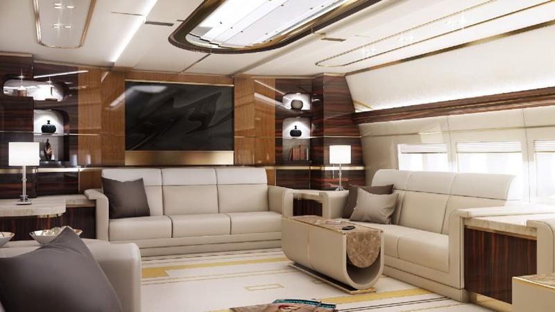 Il Boeing diventa una mega casa di lusso Il Boeing diventa una mega casa di lusso