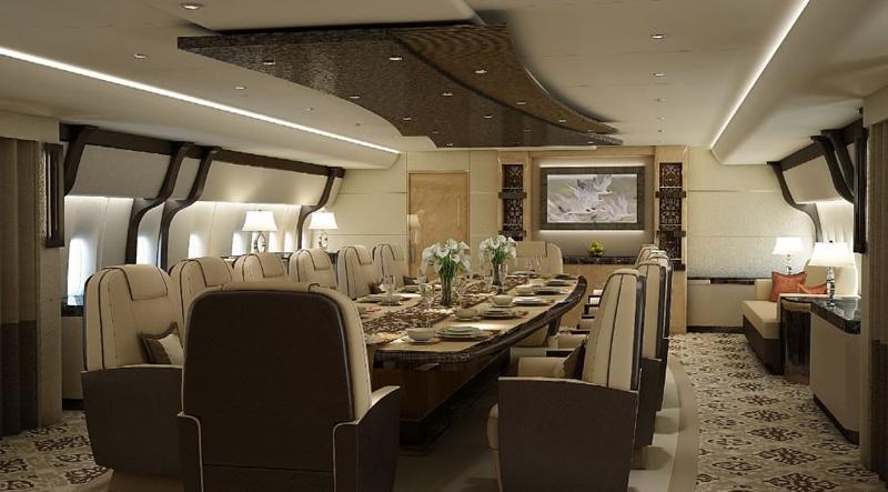 Il Boeing diventa una mega casa di lusso Il Boeing diventa una mega casa di lusso