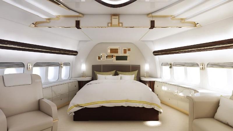 Il Boeing diventa una mega casa di lusso Il Boeing diventa una mega casa di lusso