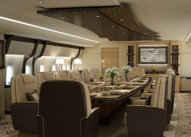 Il Boeing diventa una mega casa di lusso