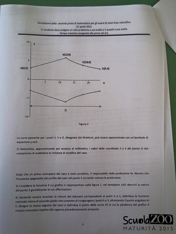 Esami di maturità, simulata la prova di matematica allo scientifico Esami di maturità, simulata la prova di matematica allo scientifico