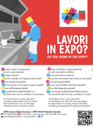 Expo, parte la campagna social della Cgil