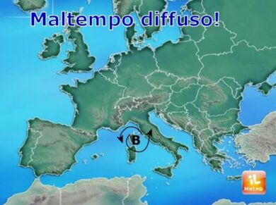 Previsioni meteo, arrivano temporali e nubifragi. La mappa