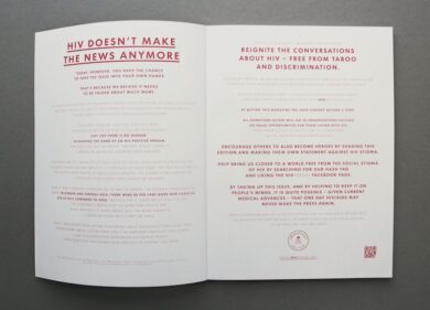 Hiv, il giornale è stampato con sangue infetto