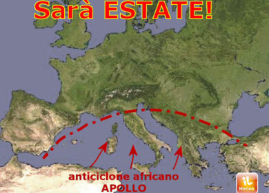 Previsioni meteo, arriva l’estate rovente con Apollo