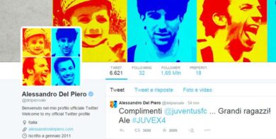 Juventus campione, complimenti di Del Piero: “Grandi ragazzi”