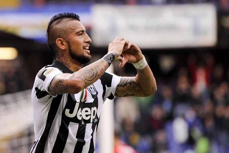 Juventus, Vidal firma il gol del 4° scudetto di fila Juventus, Vidal firma il gol del 4° scudetto di fila