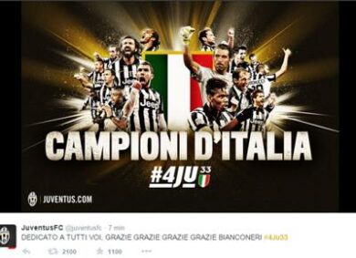 Juventus, Vidal firma il gol del 4° scudetto di fila