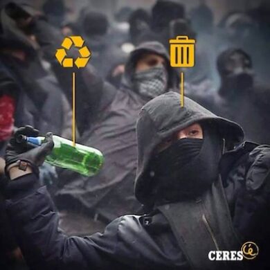 Ceres batte Rolex: contro i black bloc con i ironia