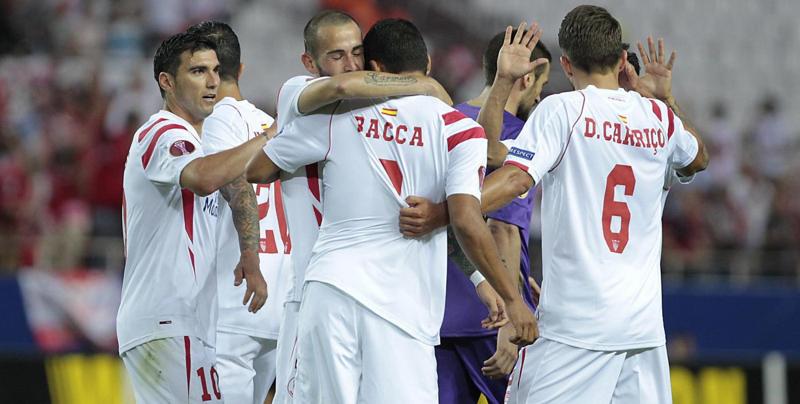 Fiorentina affonda a Siviglia. Montella crede nella remuntada Fiorentina affonda a Siviglia. Montella crede nella remuntada