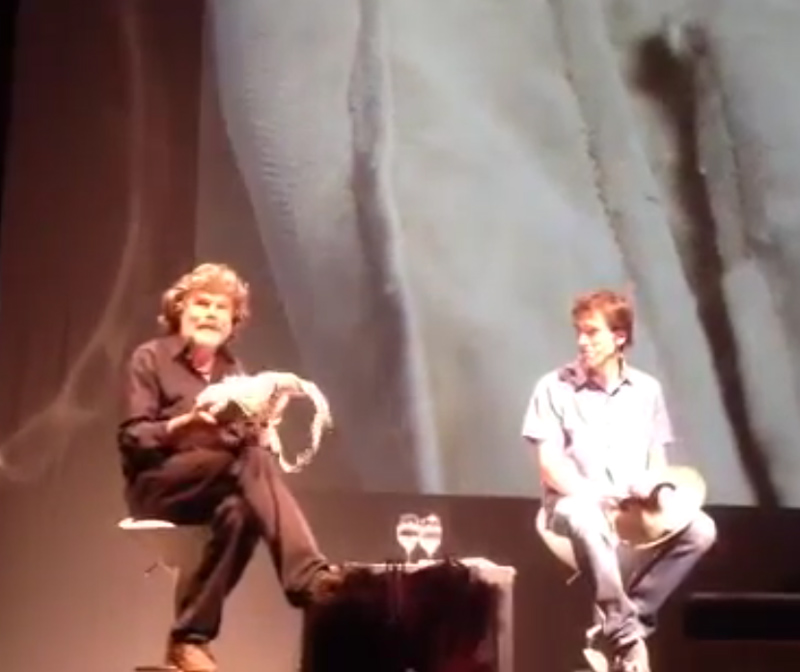 Messner e Barmasse raccontano il Cervino Messner e Barmasse raccontano il Cervino