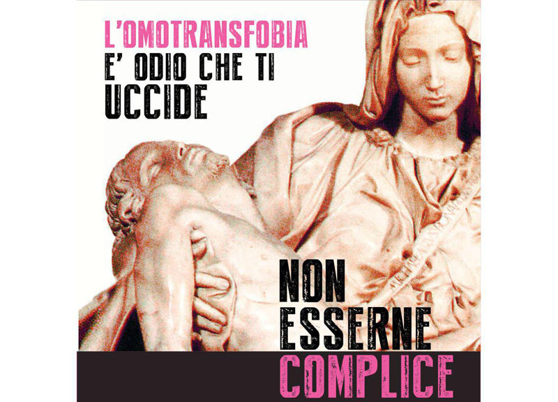 Galleria foto 'Chiamparino sceglie la pietà di Michelangelo contro l’omofobia' - foto 1