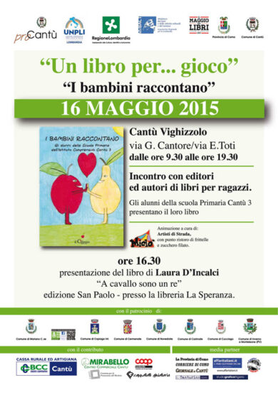 Il mese del libro a Cantù. Ecco il programma