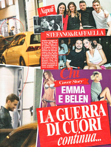 Belen Rodriguez col fidanzato di Emma Marrone: foto