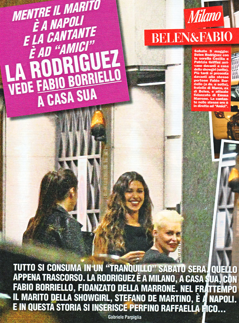 Belen Rodriguez, Borriello ed Emma: ecco la verità Belen Rodriguez, Borriello ed Emma: ecco la verità