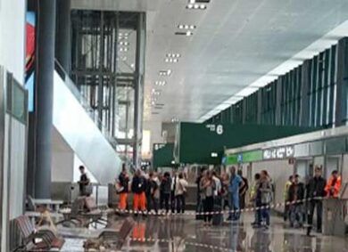 Malpensa, bomba d’acqua e aeroporto chiuso un’ora: nubifragio a Milano