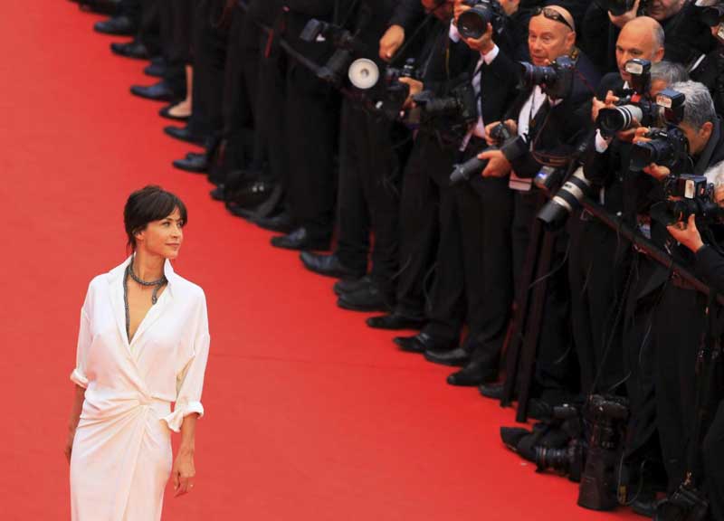 Sophie Marceau a Cannes, in mutande sul red carpet Sophie Marceau a Cannes, in mutande sul red carpet