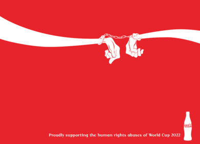 Fifa, Qatar 2022: guerrilla anti-sponsor