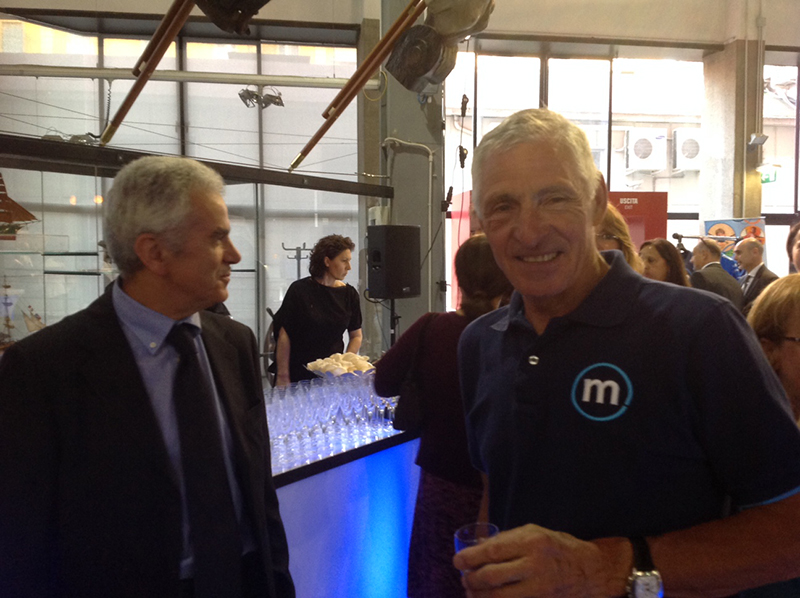 Giro 2015 Fondriest, Moser e Motta, Mediolanum festeggia la corsa Giro 2015 Fondriest, Moser e Motta, Mediolanum festeggia la corsa