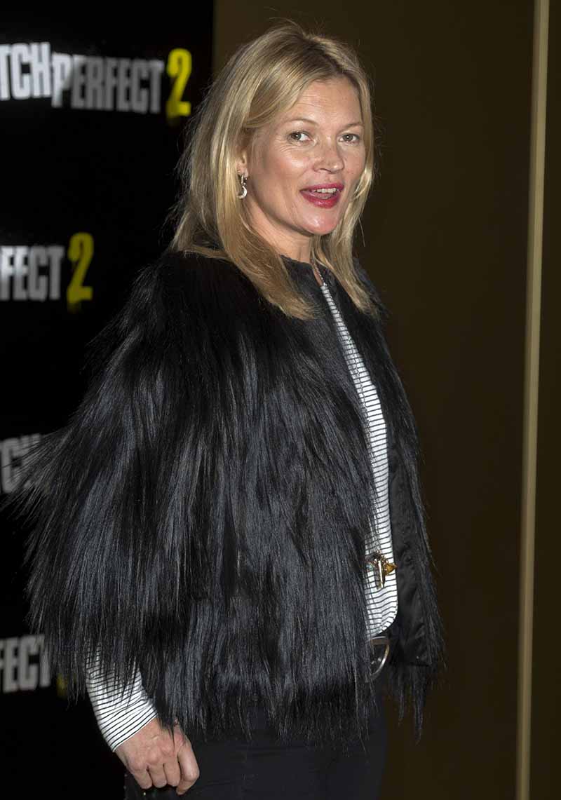 Kate Moss molesta in aereo. Portata fuori con la forza