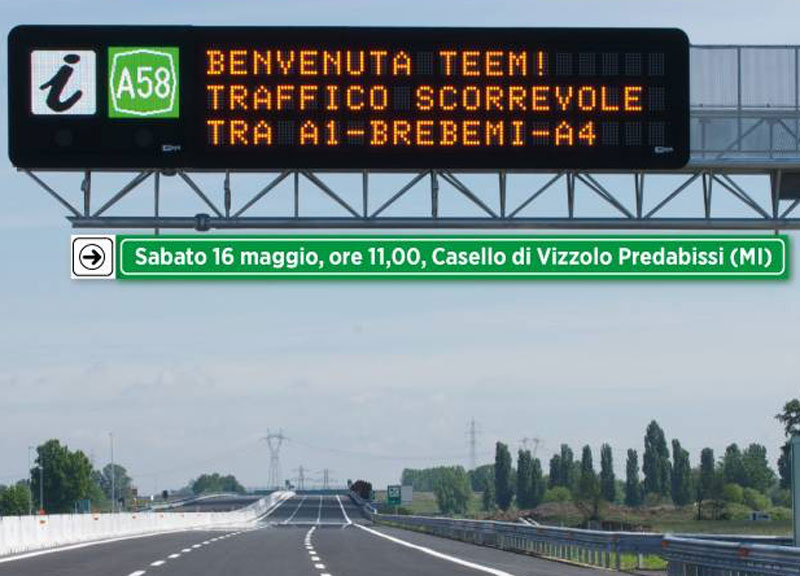 Teem accelera sulle opere connesse all’autostrada. E i lavori sono uno show Teem accelera sulle opere connesse all’autostrada. E i lavori sono uno show