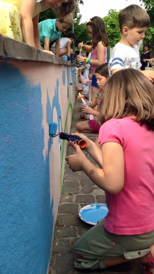 Cesariano, il quartiere ripristina il murale cancellato di Pao