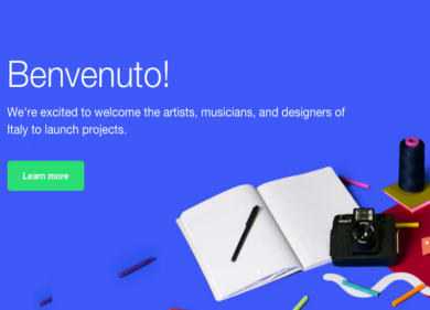 Kickstarter diventa italiano: via alla raccolta in euro