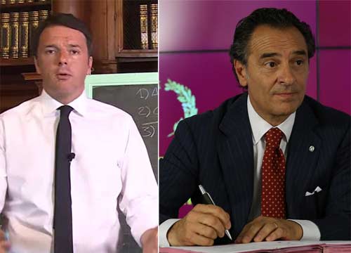 L’allenatore preferito da Renzi? Prandelli. Bravo ma non vince mai L’allenatore preferito da Renzi? Prandelli. Bravo ma non vince mai
