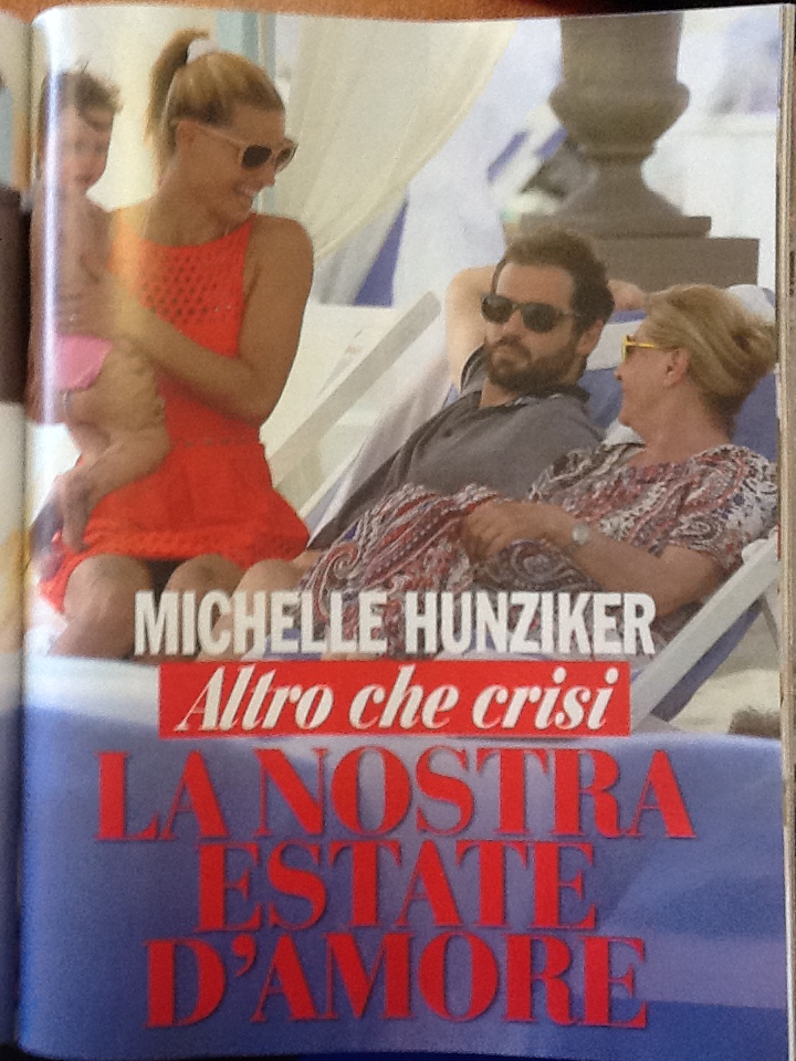 Michelle Hunziker-Tomaso Trussardi: la risposta alla crisi. FOTO Michelle Hunziker-Tomaso Trussardi: la risposta alla crisi. FOTO