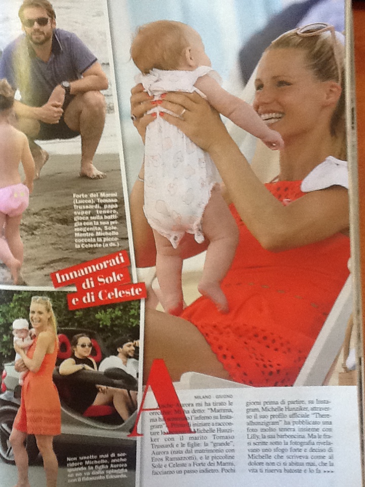 Michelle Hunziker-Tomaso Trussardi: la risposta alla crisi. FOTO Michelle Hunziker-Tomaso Trussardi: la risposta alla crisi. FOTO