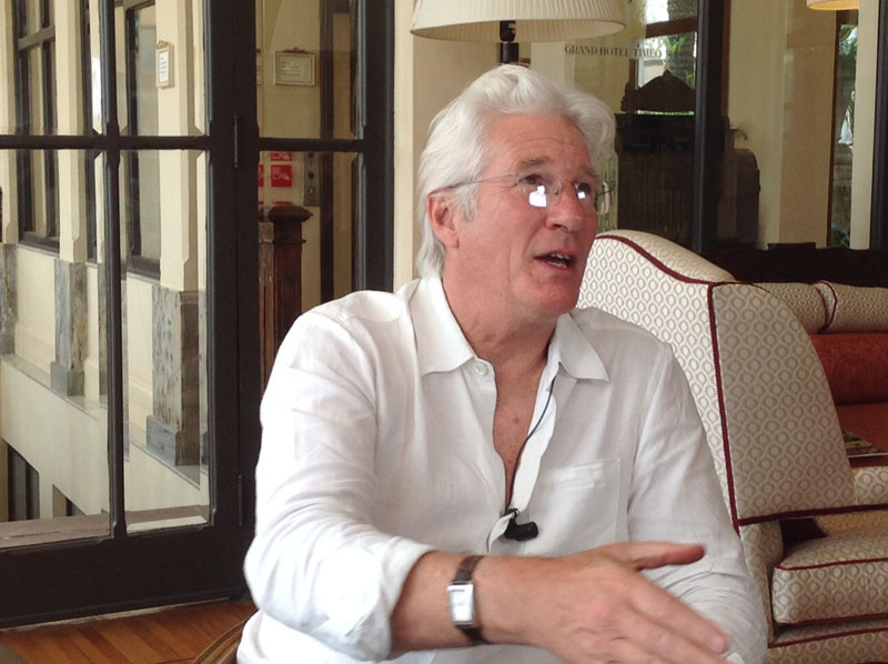 Richard Gere ad Affari: “Fare cinema è dare agli altri qualcosa di nostro” Richard Gere ad Affari: “Fare cinema è dare agli altri qualcosa di nostro”