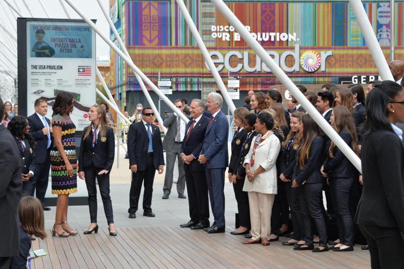 Michelle Obama incanta Milano. “E’ lei la regina dell’Expo”. FOTO Michelle Obama incanta Milano. “E’ lei la regina dell’Expo”. FOTO