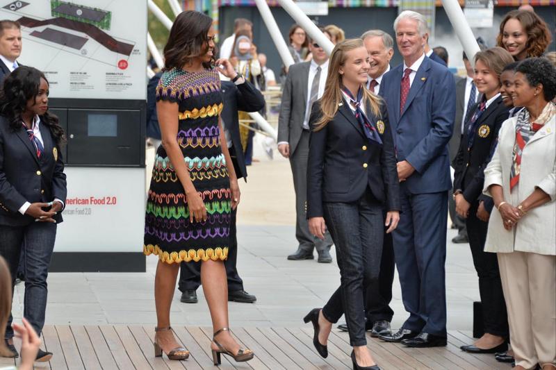 Michelle Obama incanta Milano. “E’ lei la regina dell’Expo”. FOTO Michelle Obama incanta Milano. “E’ lei la regina dell’Expo”. FOTO