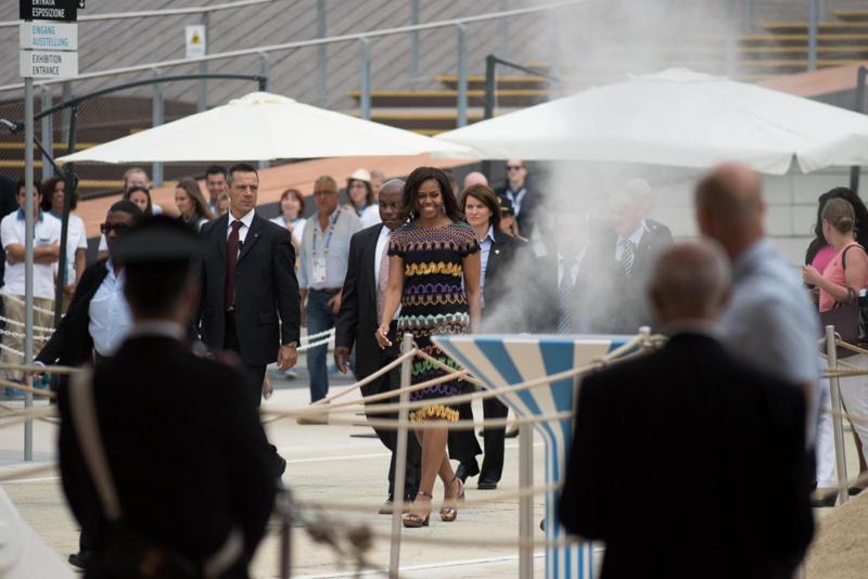 Michelle Obama incanta Milano. “E’ lei la regina dell’Expo”. FOTO Michelle Obama incanta Milano. “E’ lei la regina dell’Expo”. FOTO