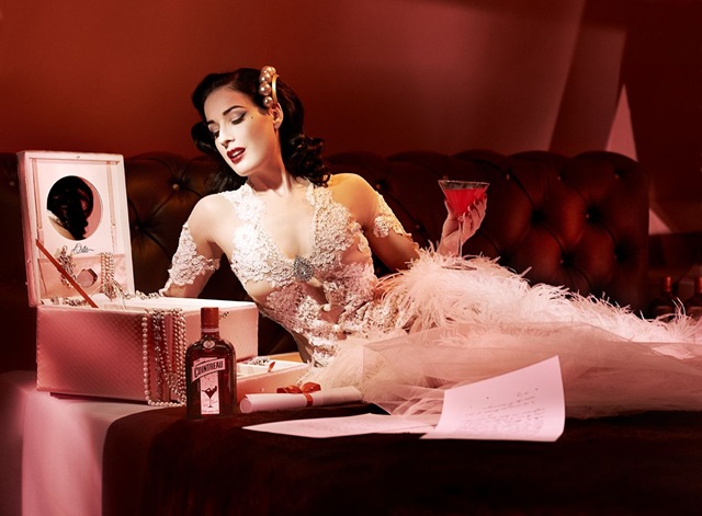 Dita Von Teese all’exclusive party di Pasquale Bruni