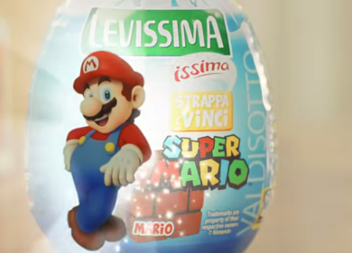 Super Mario Bros on air con Levissima